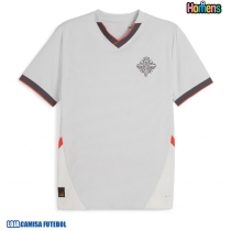 Camisa de Futebol Islândia Equipamento Secundário 2024 Manga Curta